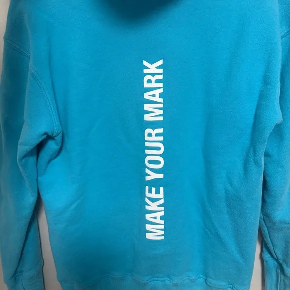 Peloton Downtown Oversized sweatshirt hoodie turquoise - Picture 7 of 11